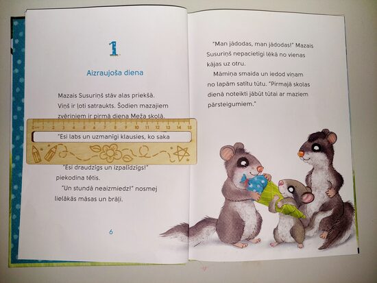 Grāmatas draugs un lineāls
