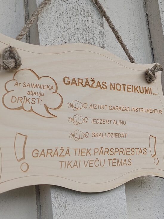 Garāžas noteikumi